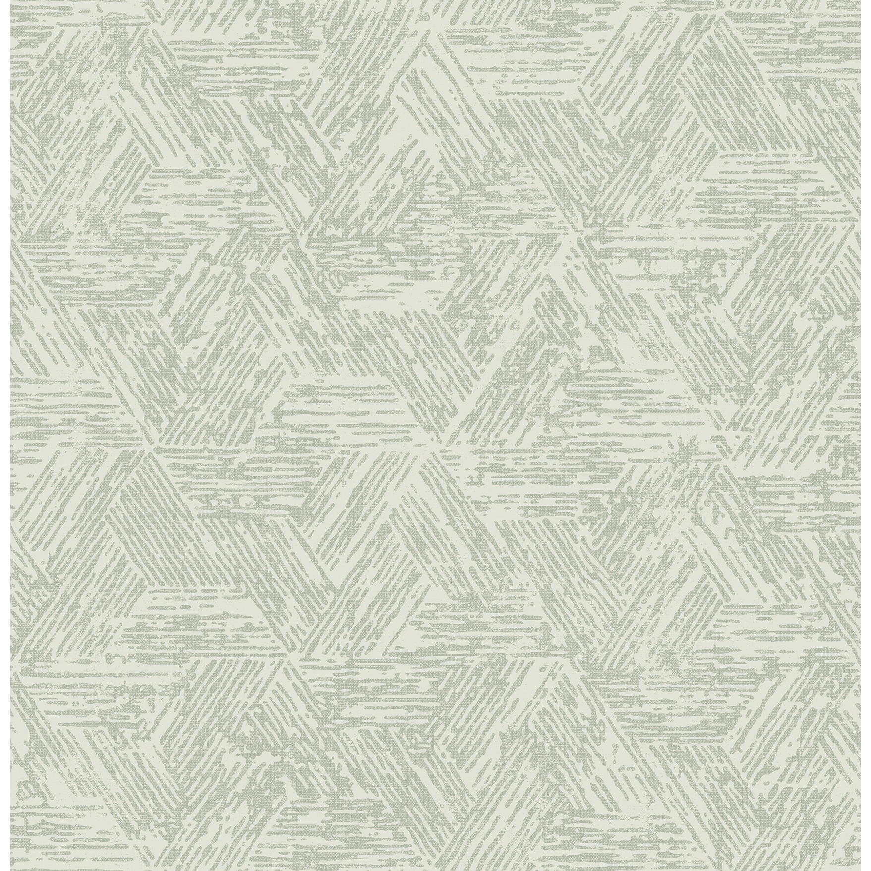 A-Street Prints Retreat Sea Green Quilted Geometric Wallpaper