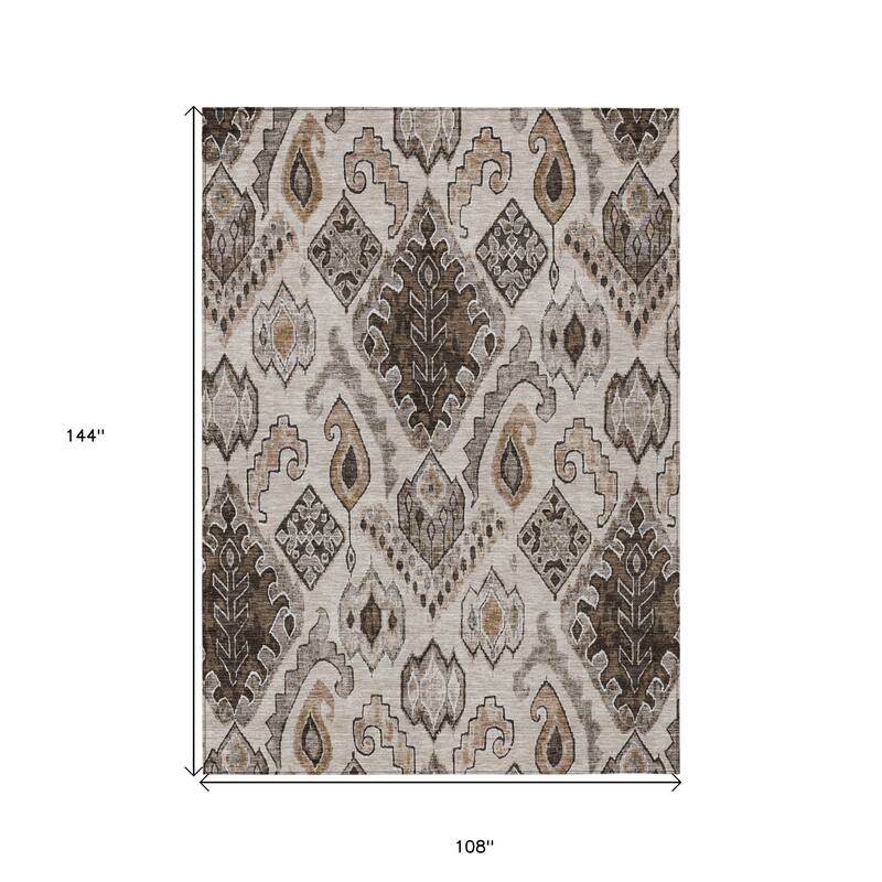 HomeRoots Moroccan Transitional Rectangle Outdoor Rug