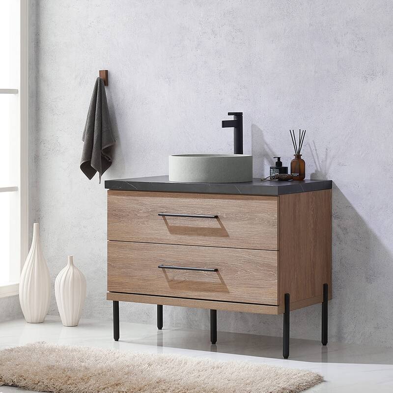 Miseno MV-NM-705136C Trento 36" Free Standing Single Basin Vanity Set