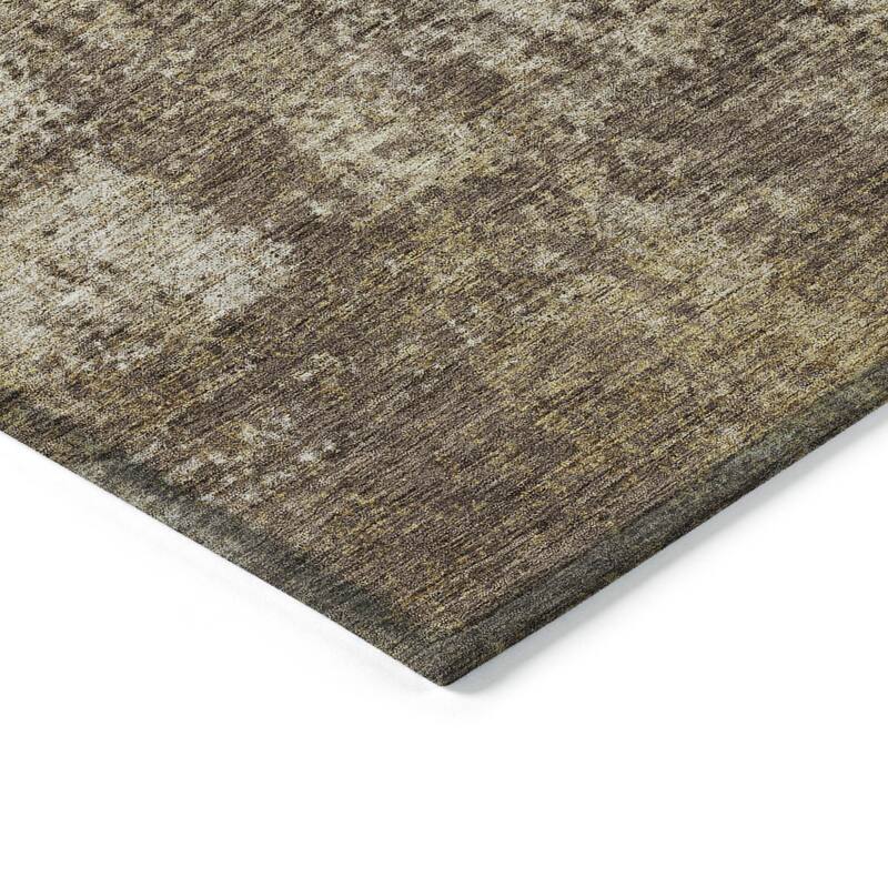HomeRoots Abstract Transitional Rectangle Outdoor Rug