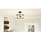 preview thumbnail 6 of 5, Fortress Three Light Semi Flush Mount