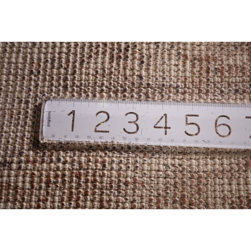 Modern Abstract Foyer Rug Handmade Wool Carpet - 2'9"x 5'0"