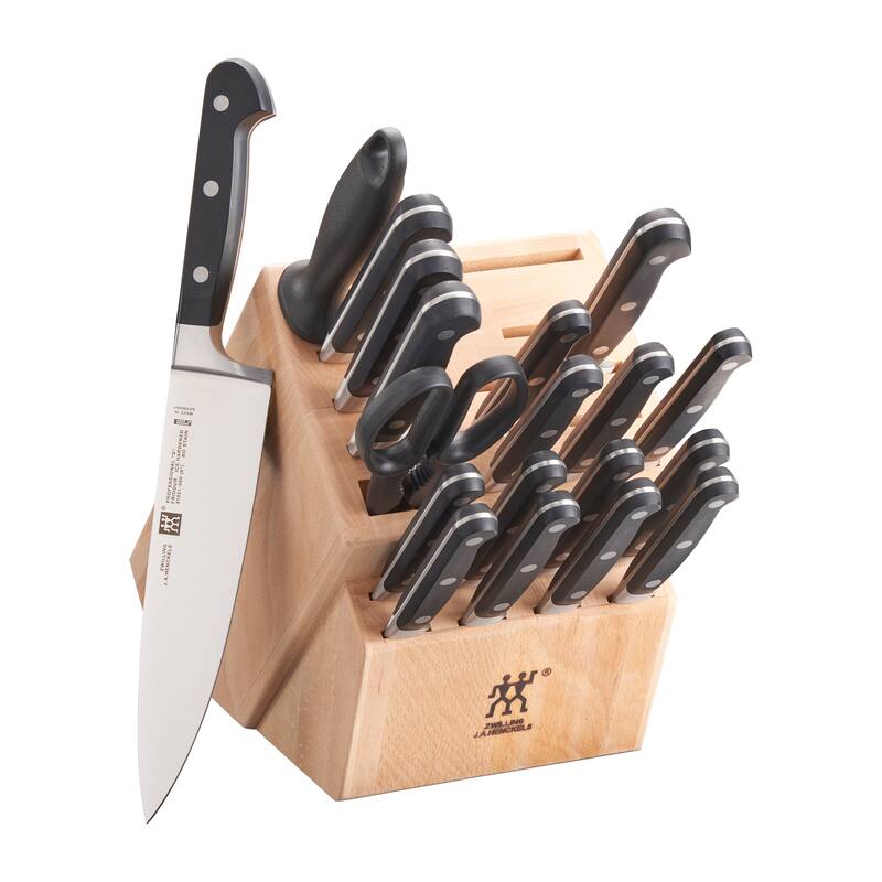 ZWILLING Professional "S" 20-pc Knife Block Set - Black - Black - 19 Piece - 20-pc