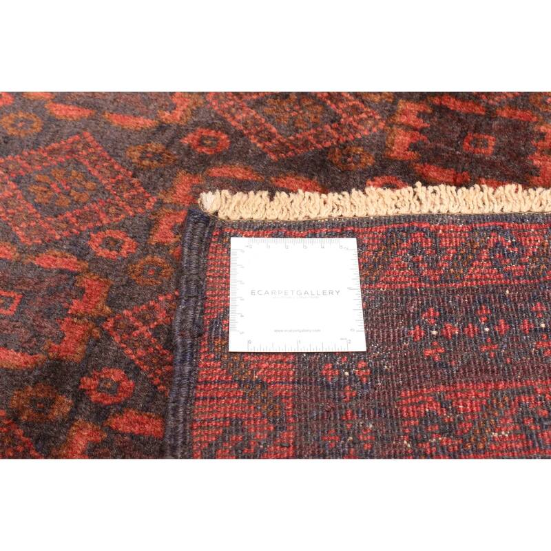 ECARPETGALLERY Hand-knotted Teimani Dark Grey Wool Rug - 3'8 x 6'0