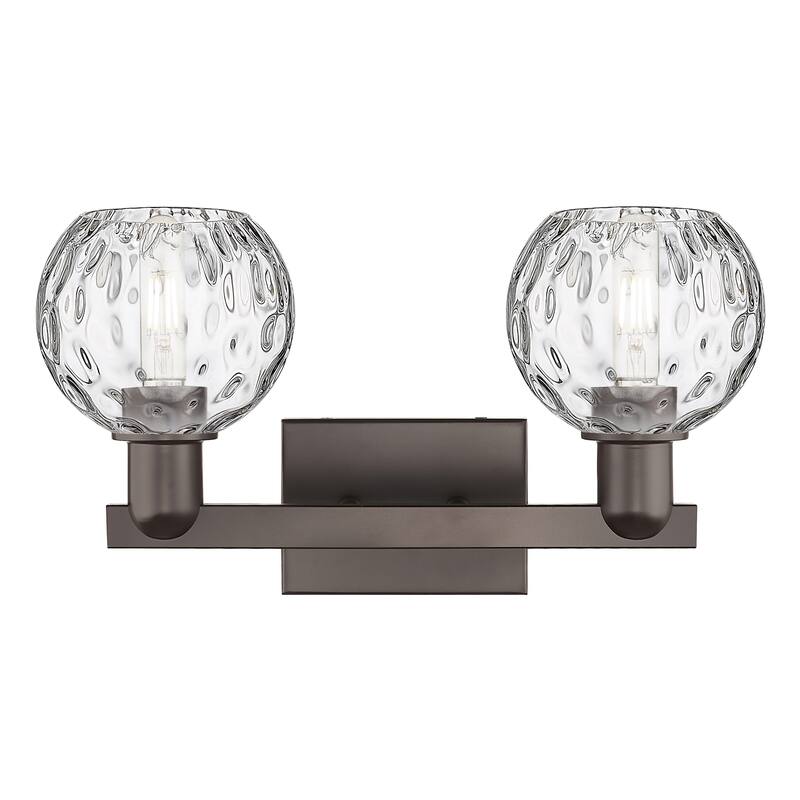 Innovations Lighting Endless Possibilities Arcadia - Athens Water Glass - 2 Light 17" Bath Vanity Light