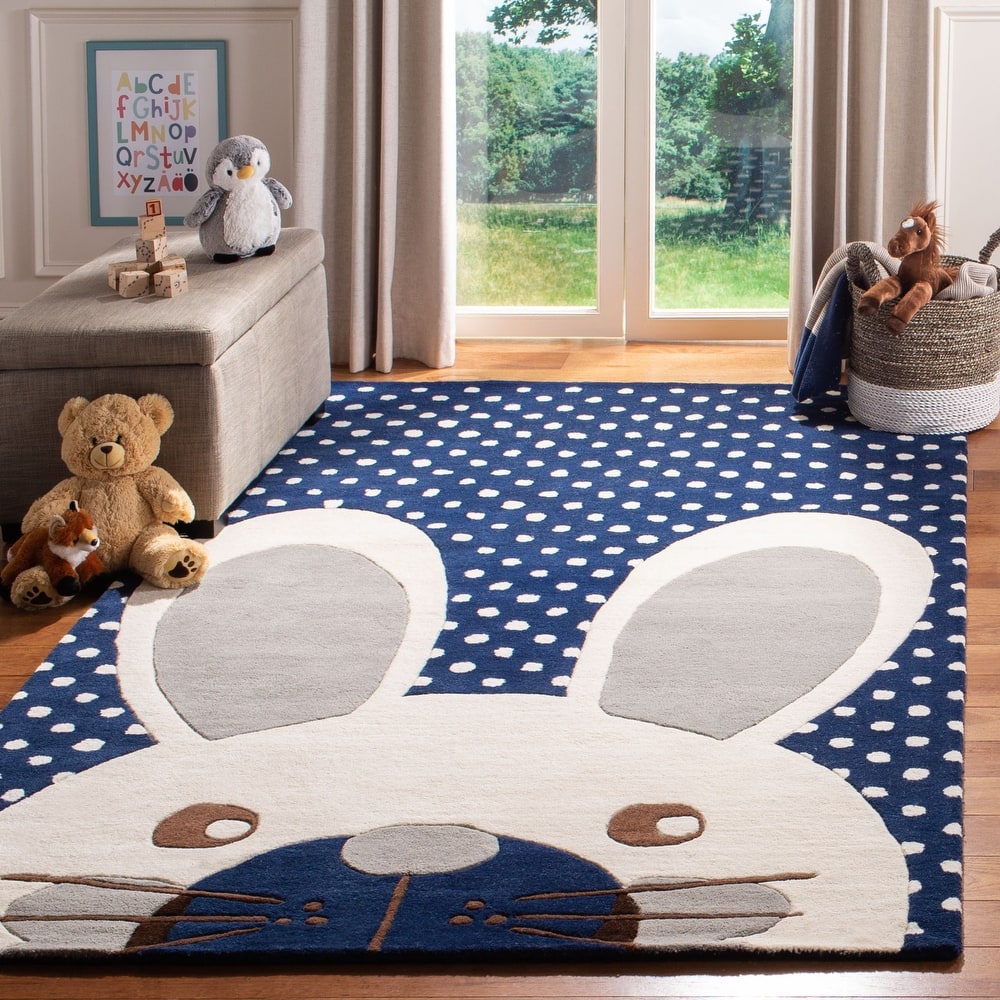 SAFAVIEH Handmade Kids Kadijah Wool Rug