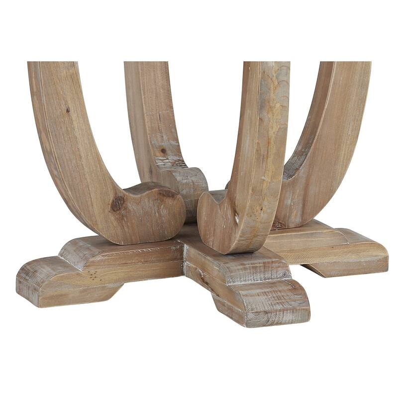 Britt Fir Wood End Table, Natural