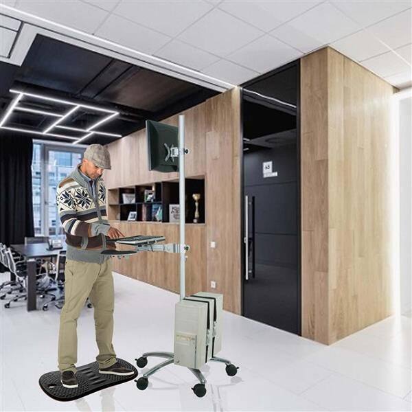 Shop Home Anti Fatigue Comfort Balance Board Comfort Floor Mat Black Medium Overstock 32014061