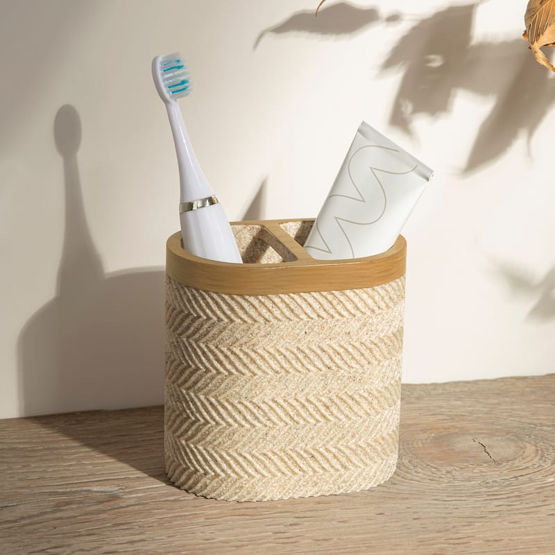 Camden Toothbrush Holder - Natural - Lotion Pump