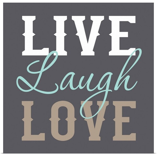  Live Laugh Love Poster Print Overstock 23573414