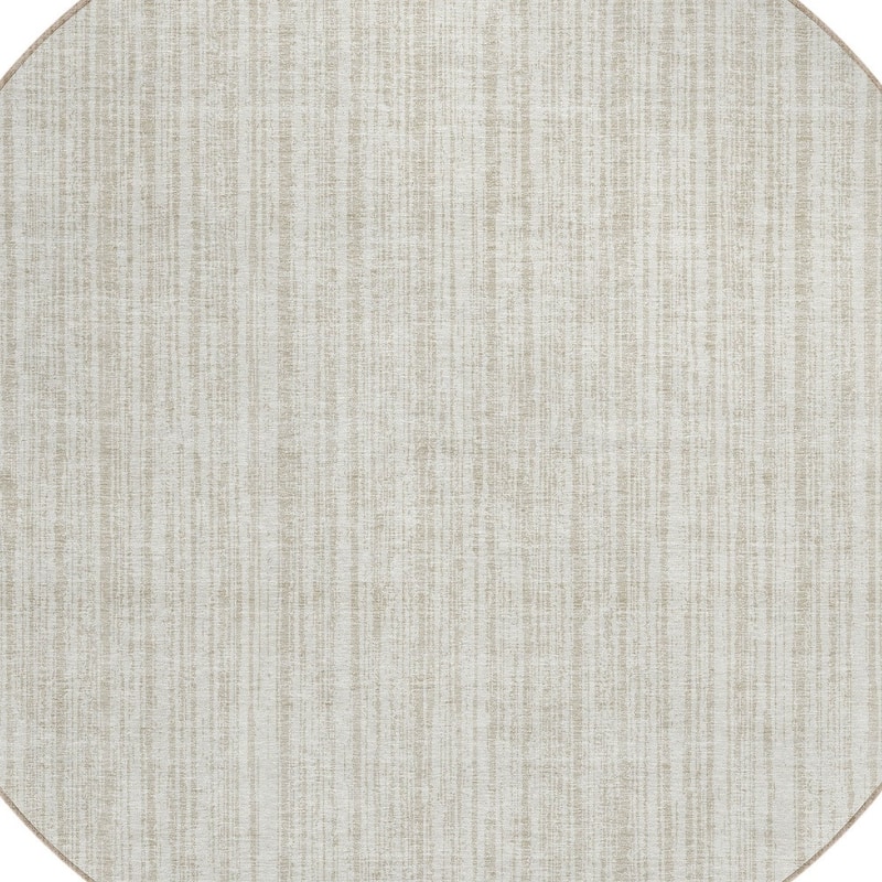 HomeRoots Striped Transitional Rectangle Outdoor Rug