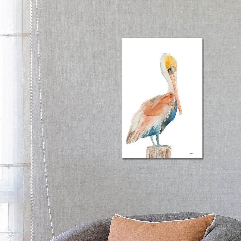iCanvas "Pelican I" by Patti Mann Canvas Print - 26x18x1.5