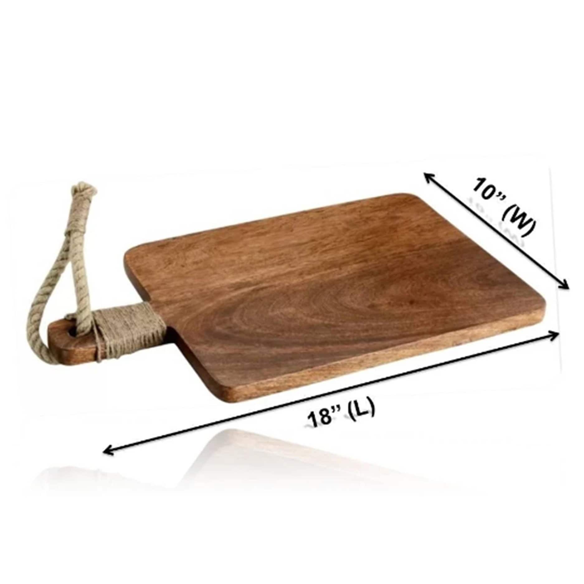 Mascot Hardware Everyday Wooden Cutting Board With Tied Rope - On Sale ...