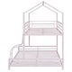 preview thumbnail 10 of 43, Metal House Bunk Bed, Twin over Full