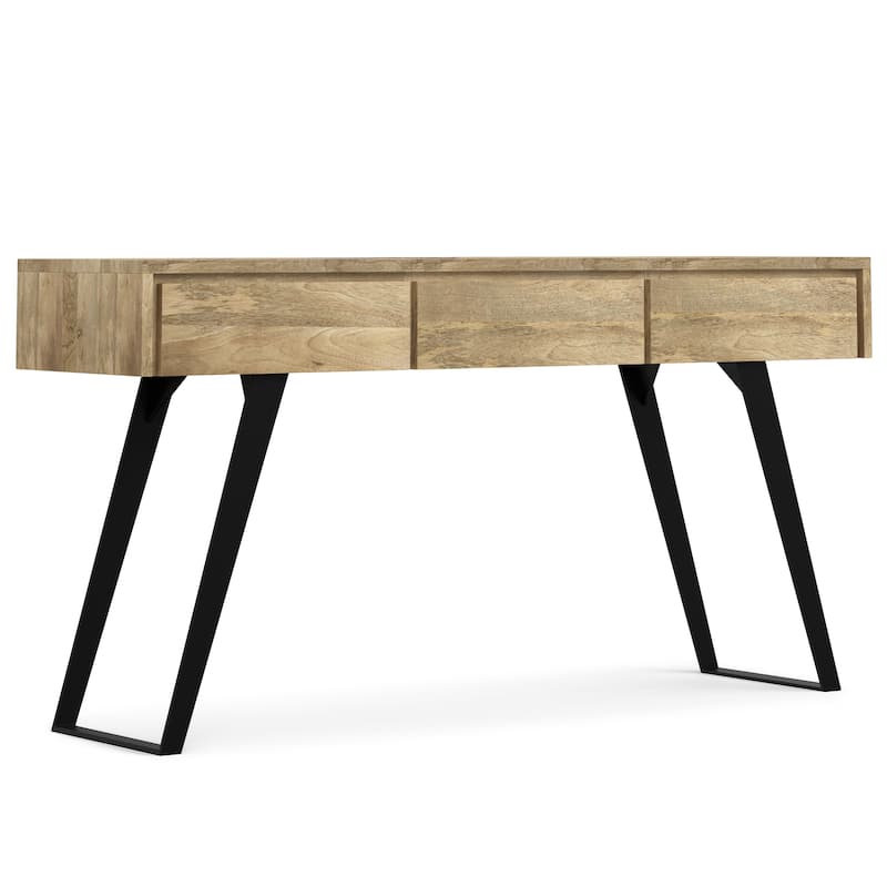 WYNDENHALL Mitchell 60 inch Wide Modern Industrial Console Sofa Table - 60 W x 16 D x 30 H