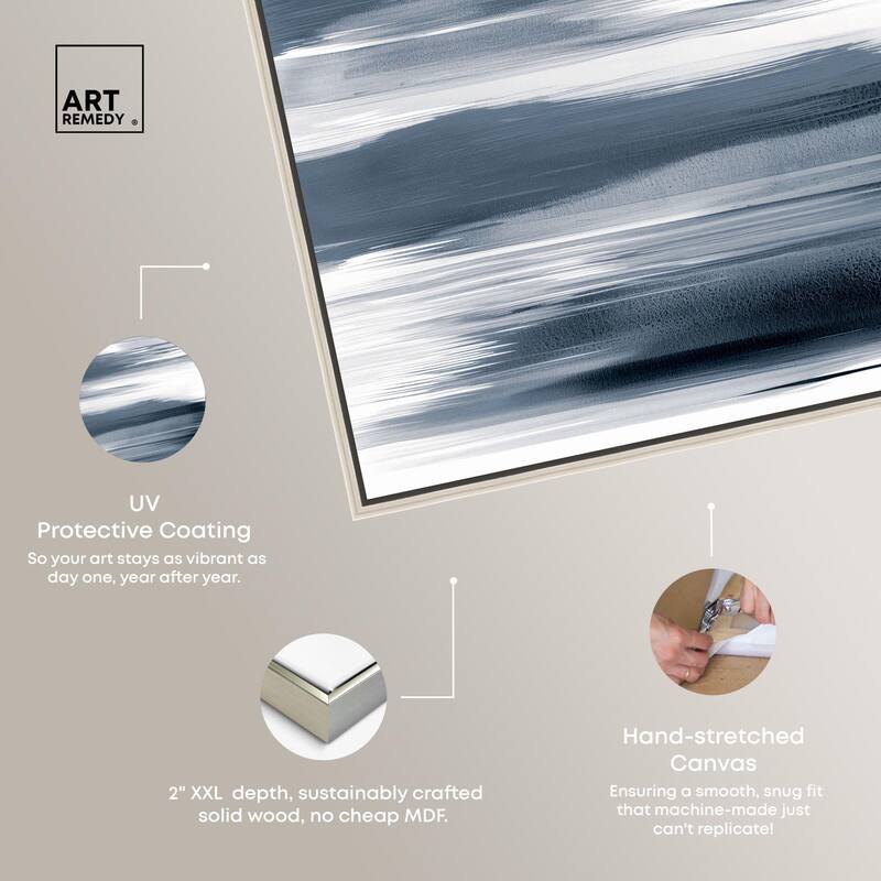 Blue Mirage Canvas by Art Remedy