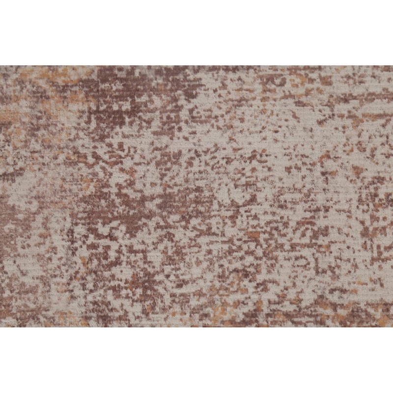 Abstract Indian Area Rug Handmade Wool Carpet - 7'9"x 10'0"