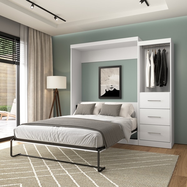 Breakwater bay mathews queen sale storage murphy bed