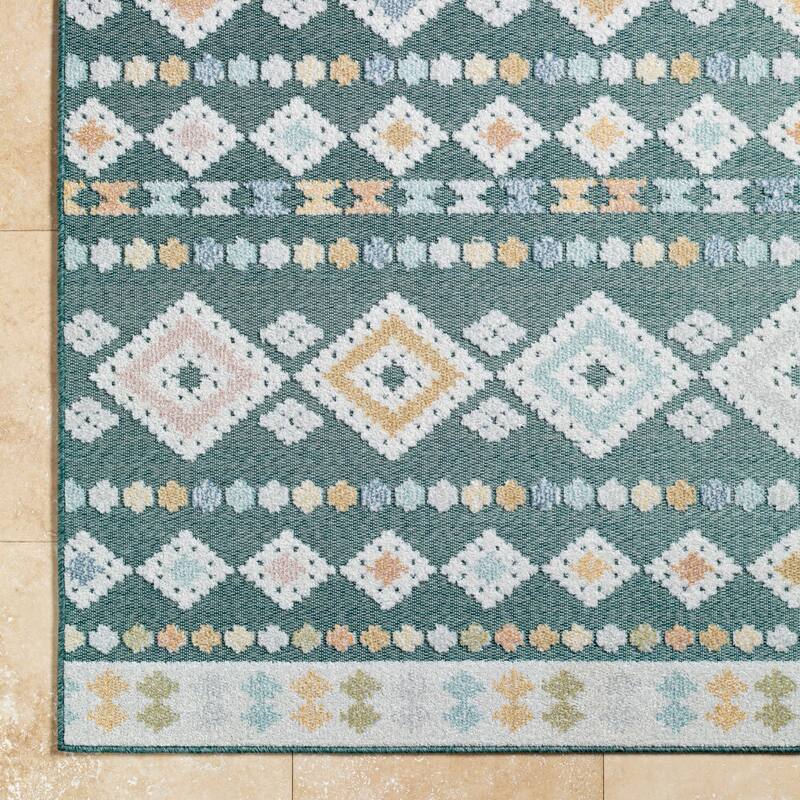 Livabliss Lakeside Coastal Indoor/Outdoor Area Rug