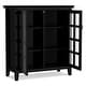 preview thumbnail 3 of 16, WYNDENHALL Stratford Solid Wood Transitional Medium Storage Cabinet - 38"w x 16.1"d x 40.6" h