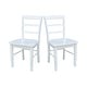 preview thumbnail 4 of 128, International Concepts Solid Wood Madrid Ladderback Chairs, Set of 2 - N/A