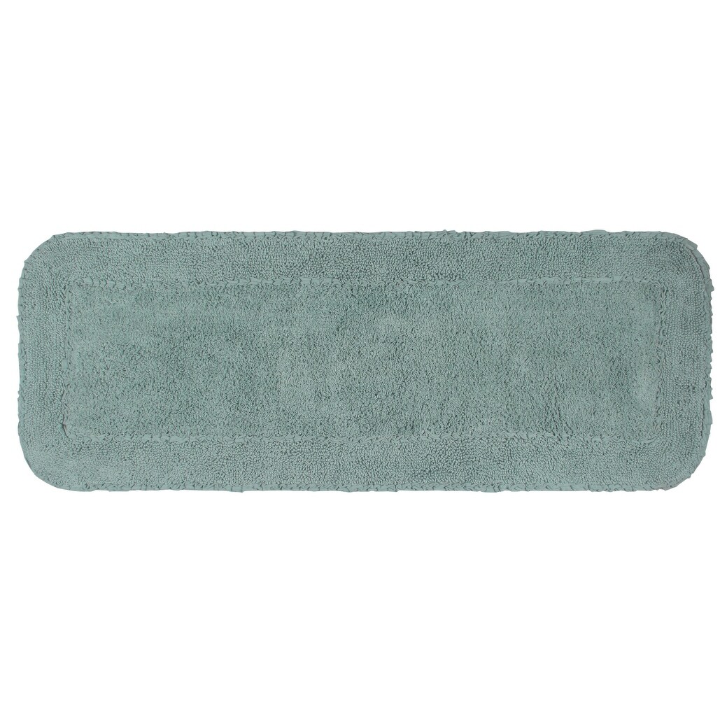 Radiant Collection Bathroom Rug, Cotton Soft, Water-image