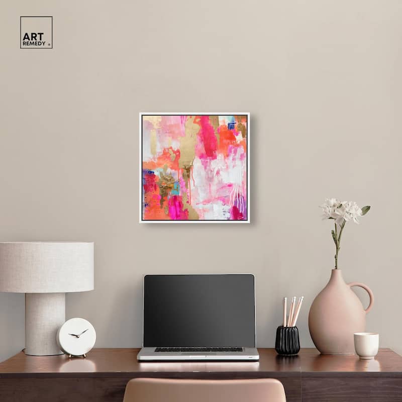 Exuberant Hues III Canvas by Art Remedy