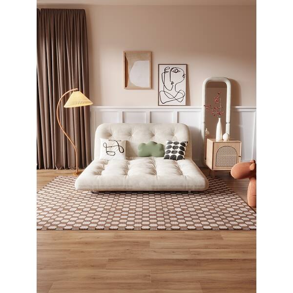 JASIWAY Upholstered Sectional Sleeper Sofa Bed without Armrests On Sale Bed Bath & Beyond