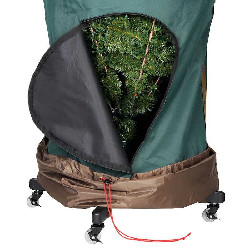 Large Upright Christmas Tree Storage Bag with Wheels