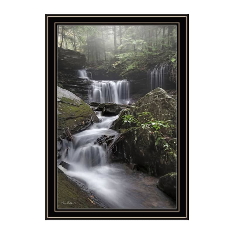 TrendyDecor4U "Rickett's Waterfall" Framed Print Wall Art - Multi