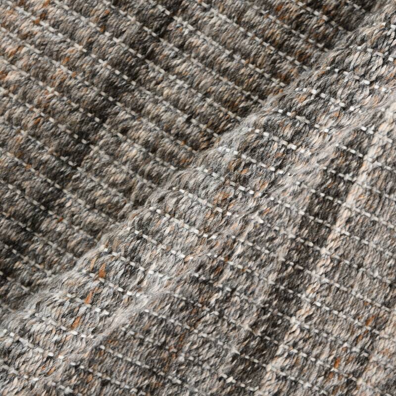 Lineage Brown Heathered Hand-Woven Area Rug 2' x 3'