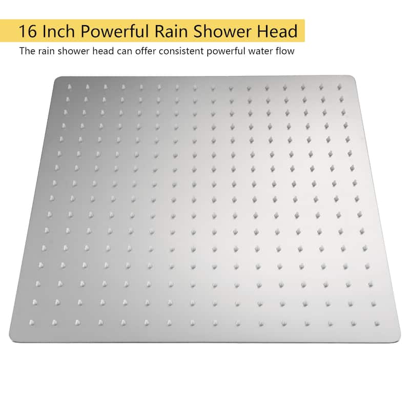 2-Function 10/12/16 In Ceiling Mounted Shower System
