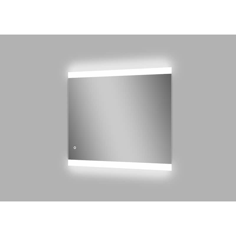 Miseno MM3236LED Athena 32" W x 36" H Rectangular Glass Frameless