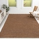 preview thumbnail 25 of 33, JONATHAN Y Griffin Rustic Farmhouse Woven Jute Solid Area Rug Brown - 2 X 8