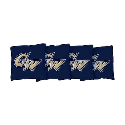 George Washington University Colonials Blue Cornhole Bags