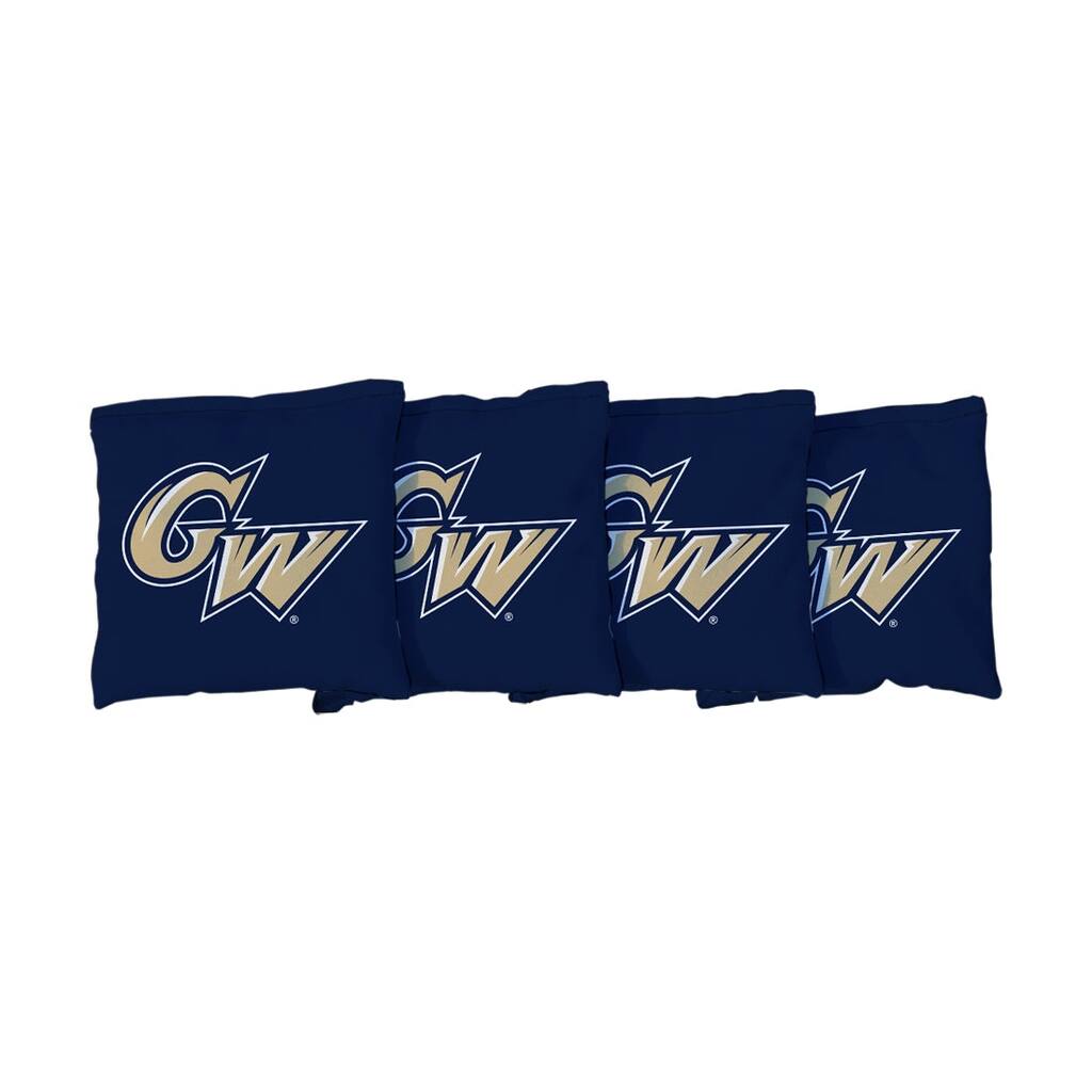 George Washington University Colonials Blue Cornhole Bags
