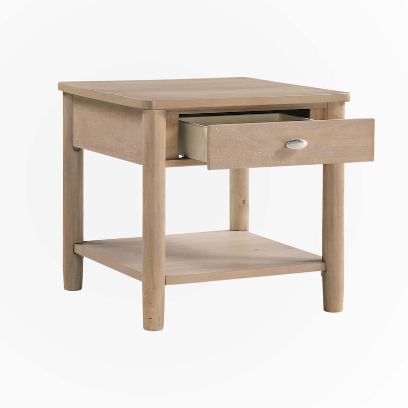 Classic Natural Finish 1pc End Table