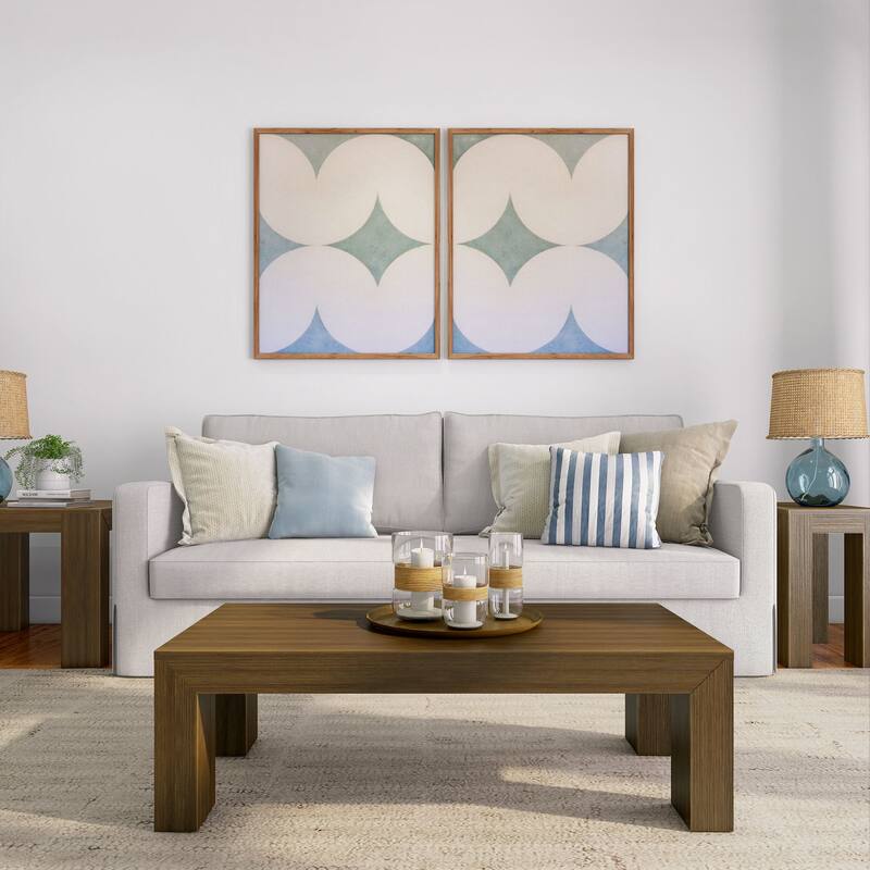 Plank and Beam Modern Rectangular Coffee Table - 48" x 24"