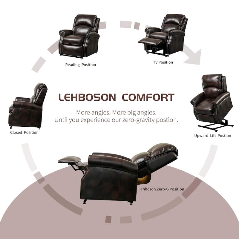 Electric Power Lift Recliner Sofa ZeroGravity Massage Recliners
