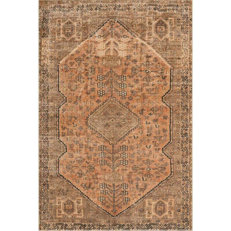 Nuloom Daphine Medallion Washable Area Rug - 2' 6" x 8' - Brown - Runner