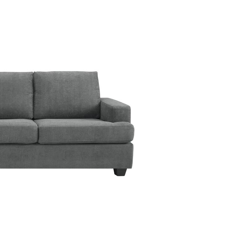Thomas Grey Upholstered Modern Living Room Sofa