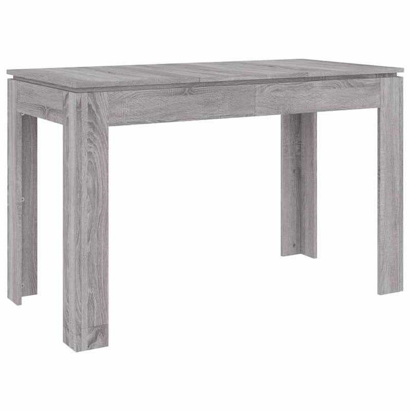 vidaXL Dining Table Grey Sonoma Engineered wood Medium Dining Table - 23.6 x 47.2 x 29.9 in