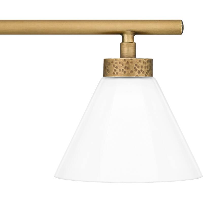 Ira 4-Light Weathered Brass Vanity Light