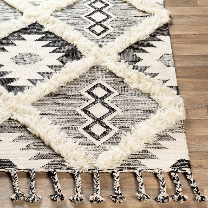 Artistic Weavers Topanga Handmade Wool Scandinavian Tassel Area Rug