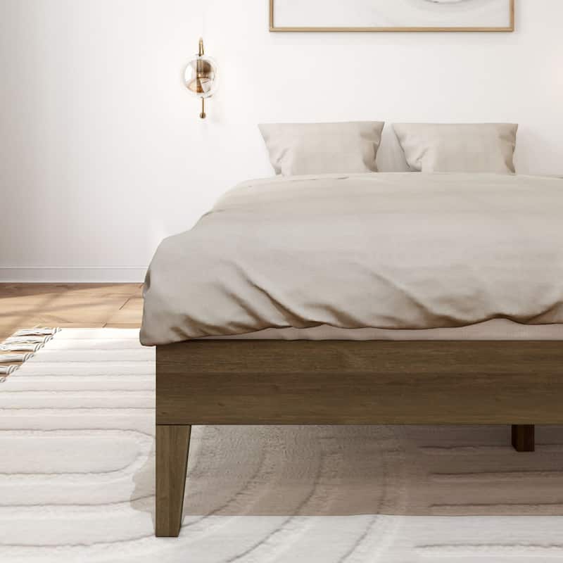 Plank and Beam Queen Size Minimalist Platform Bed