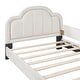 preview thumbnail 7 of 32, Low-Profile Platform Bed Grounded Bed in Velvet Frame