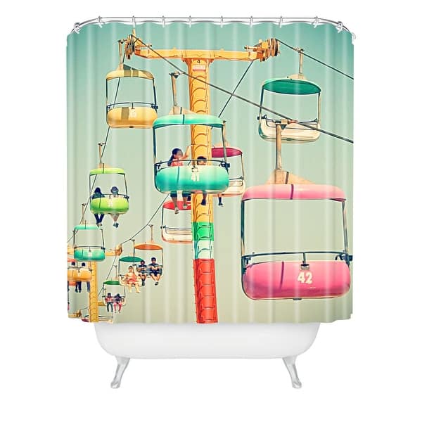 Shannon Clark Sky Gliding Shower Curtain Overstock 21013612