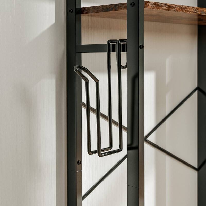 Over The Toilet Storage Rack - 9.4"D x 23.6"W x 71"H