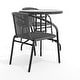 preview thumbnail 21 of 34, 3-piece Outdoor Table/Chair Set - 28.75"W x 28.75"D x 28"H