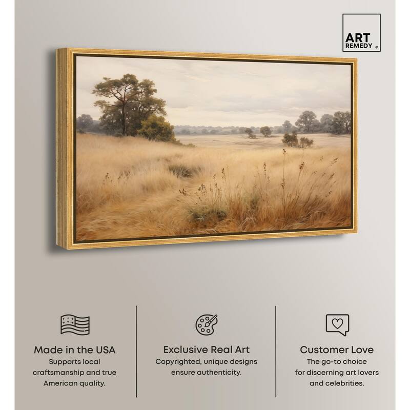 Cogon Grass Breeze II Canvas by Art Remedy